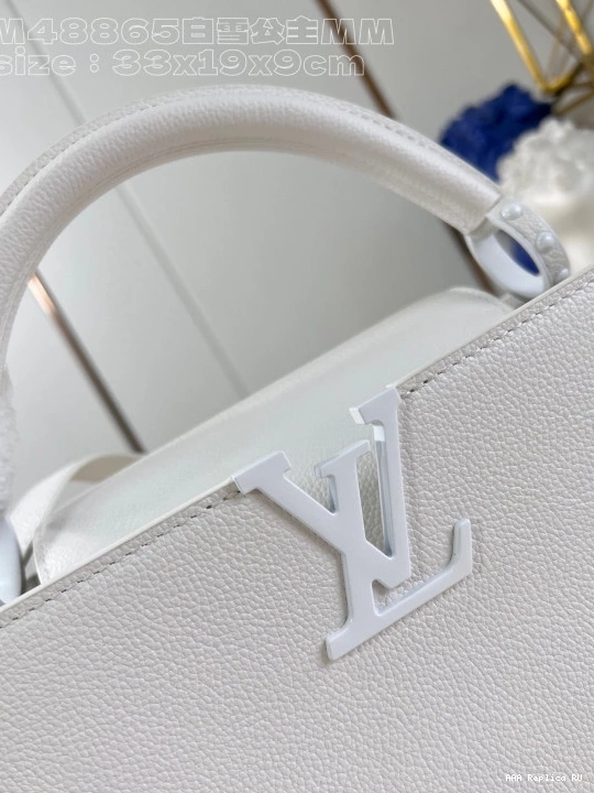 Aaa replica bags MM-33*19*9CM VUITTON LOUIS CAPUCINES 0714